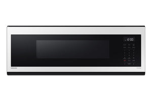 Samsung BESPOKE Four micro-ondes avec hotte intégrée 1,1 pi³ verre blanc ME11CB751012AC