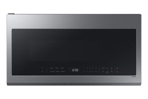 Samsung BESPOKE Four micro-ondes avec hotte intégrée 2,1 pi³ 400 PCM acier inoxydable ME21DG6300SRAC