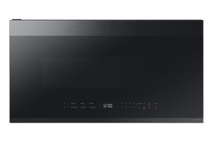 Samsung BESPOKE Four micro-ondes avec hotte intégrée 2,1 pi³ 400 PCM acier noir mat ME21DG6500MTAC