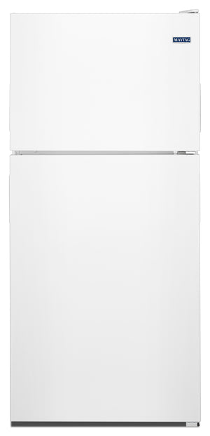 Maytag Réfrigérateur 21 pi³ de 33 po avec congélateur en haut blanc - MRT311FFFH
