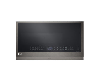 LG Four micro-ondes intelligent avec hotte intégrée 2,1 pi³ avec Wi-Fi, ExtendaVentMC 2.0 et EasyClean® acier inoxydable noir MVEL2137D