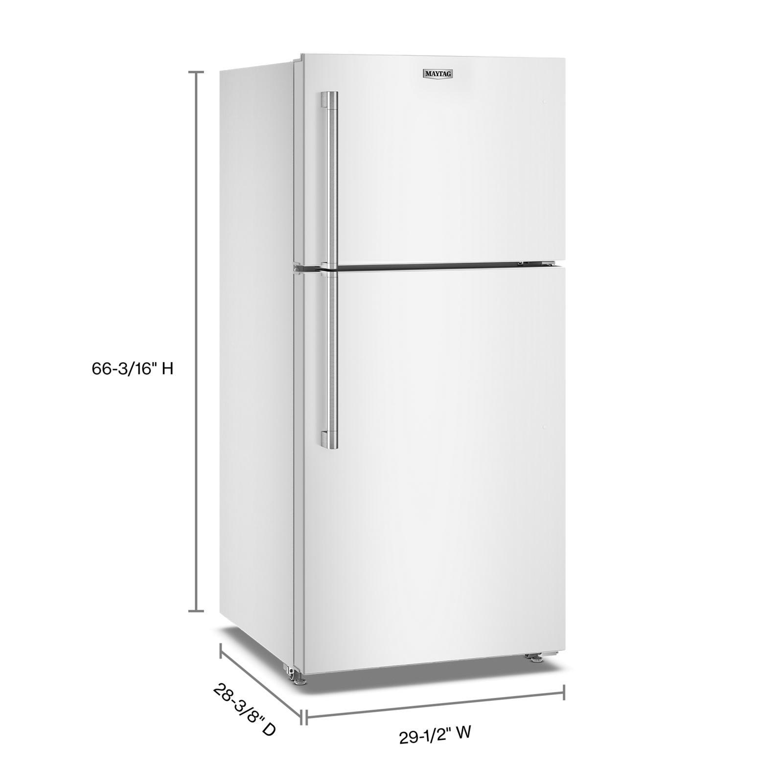 Maytag 30 " 19.3 Cu. Ft. White Top-Freezer Refrigerator - MRTX5119SW