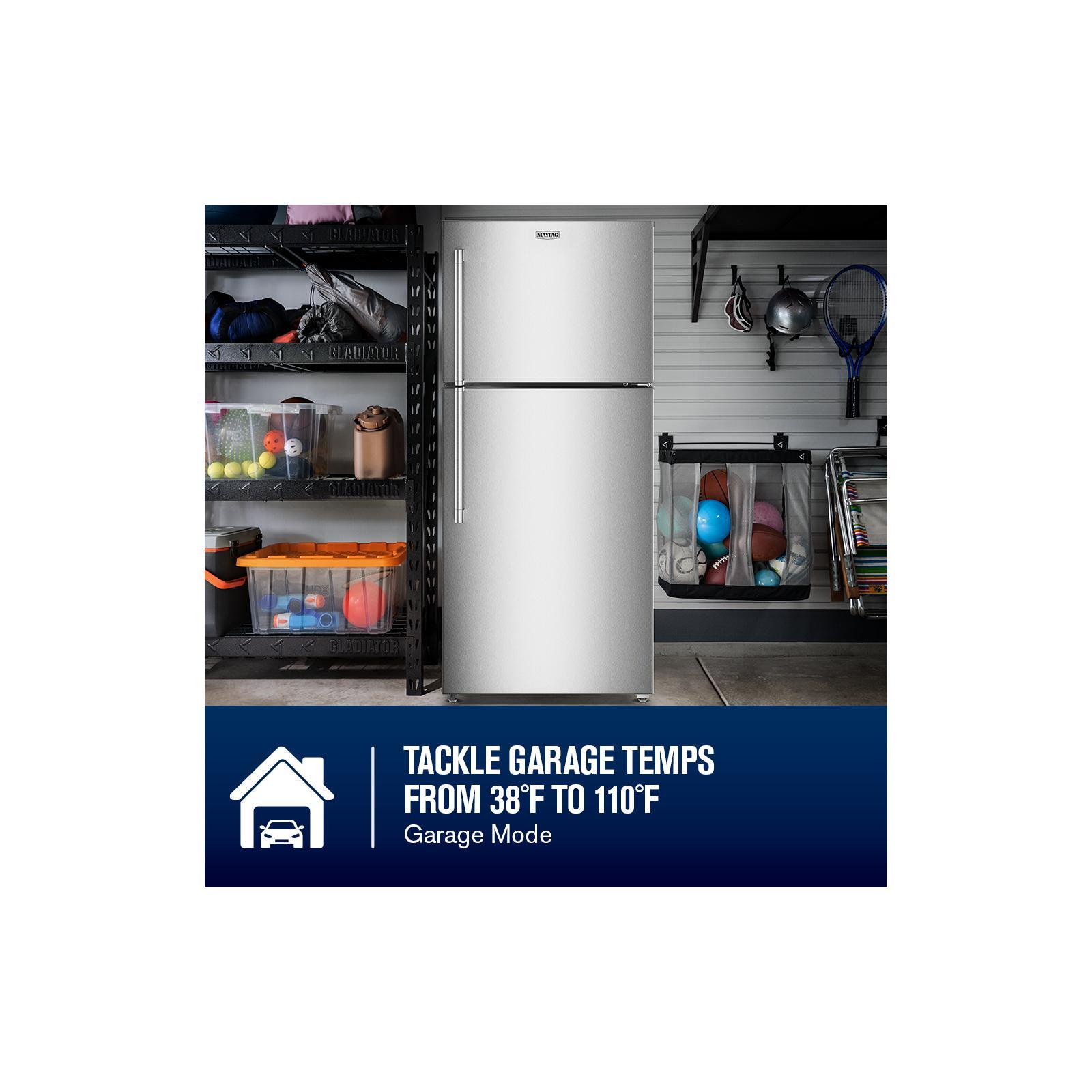 Maytag 30" 19.3 Cu. Ft. Fingerprint Resistant Stainless Steel Top-Freezer Refrigerator - MRTX5119SZ