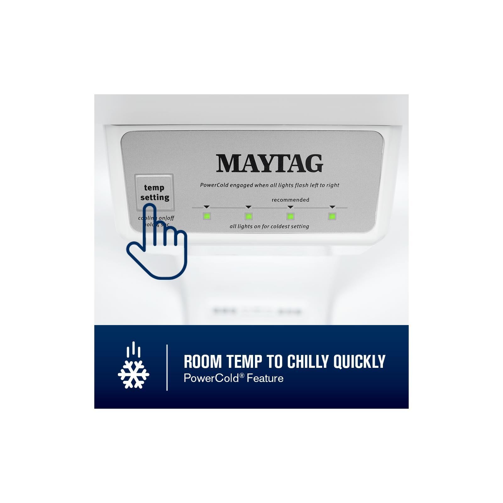 Maytag 30" 19.3 Cu. Ft. Fingerprint Resistant Stainless Steel Top-Freezer Refrigerator - MRTX5119SZ