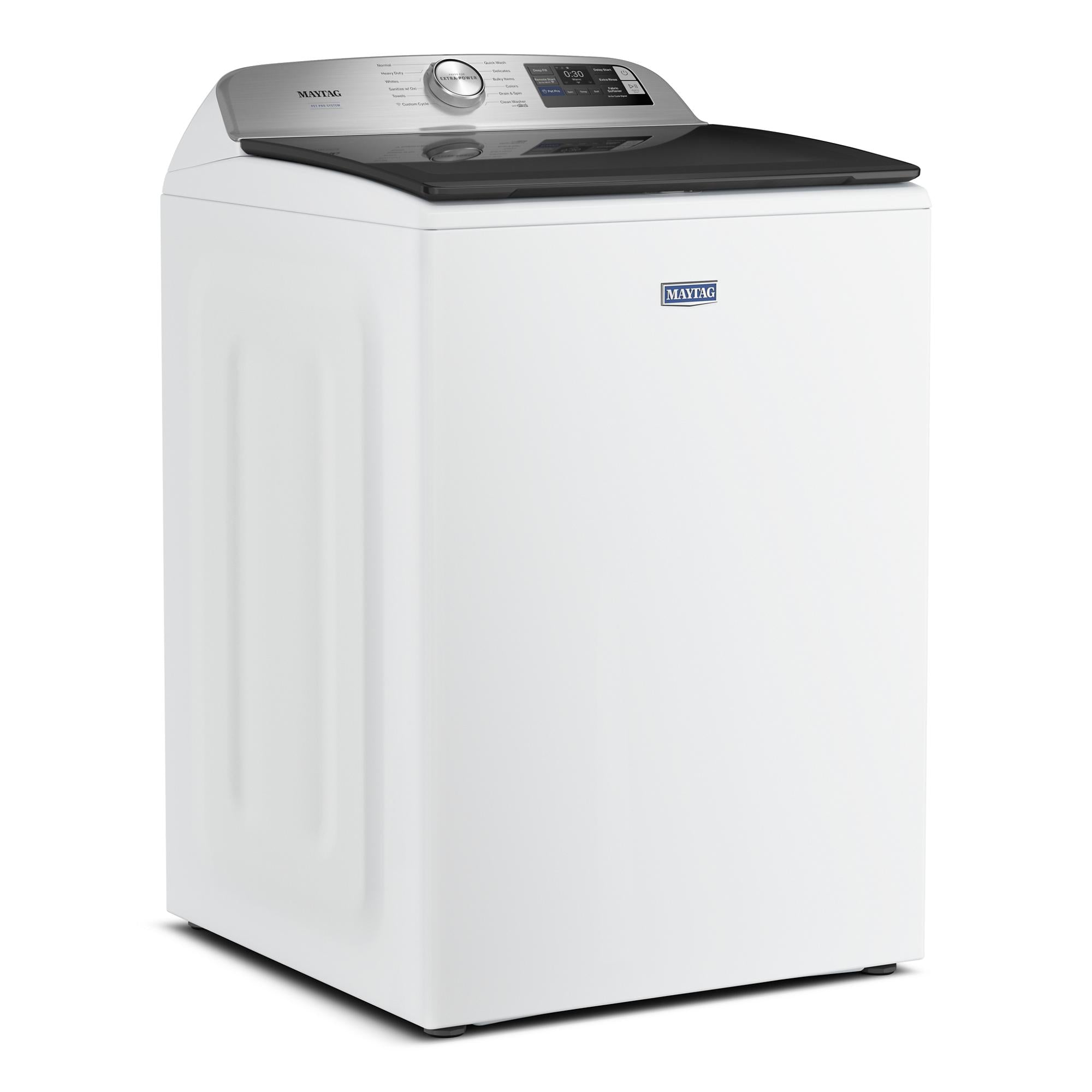 Maytag White Top-Load Washer with Pet Pro (6 cu.ft.) - MTW7205RW