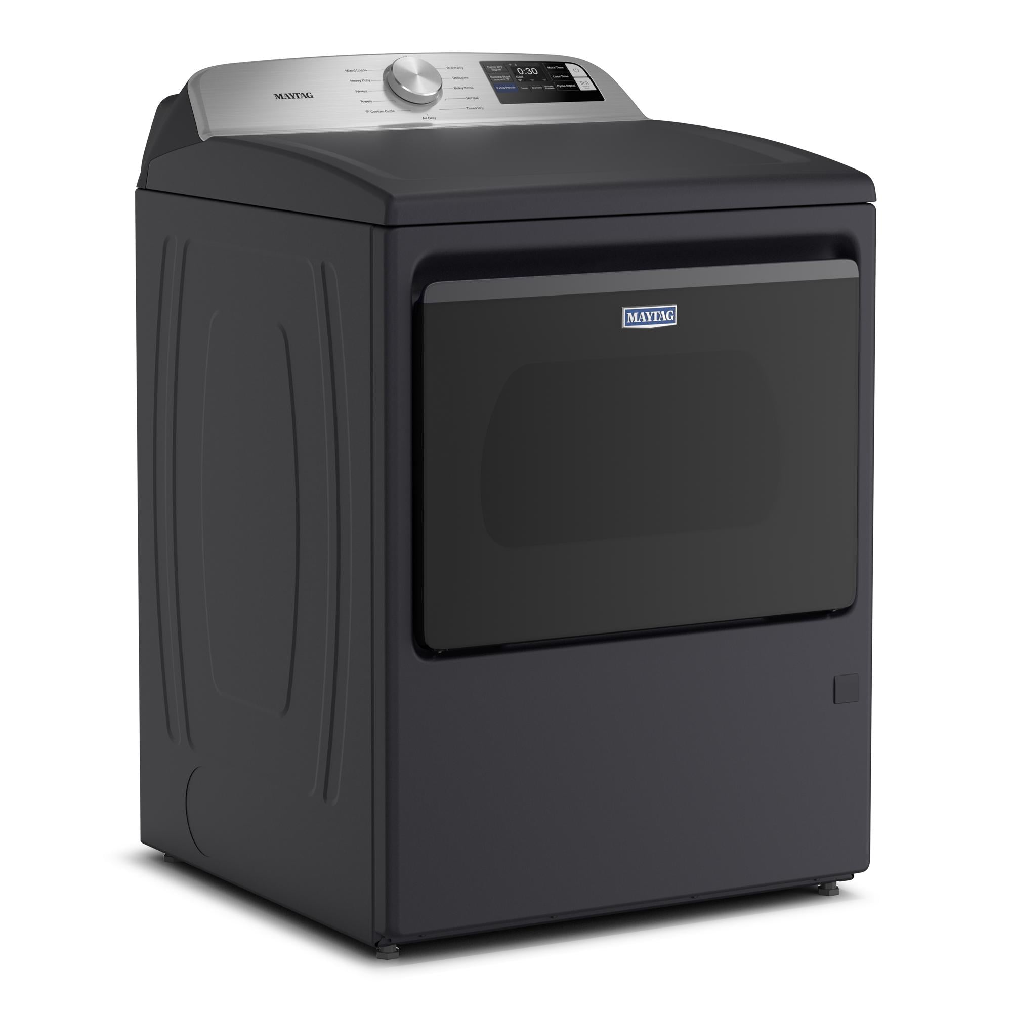 Maytag Midnight Steel Smart Electric Dryer (7.4 Cu. Ft.) with Extra Power - YMED6205RF