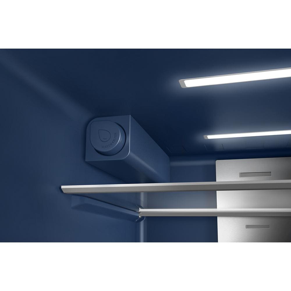 Maytag 36" 31.0 Cu. Ft. Fingerprint-Resistant Stainless Steel French Door Bottom Mount Refrigerator with Ice and Water – MRFF4336TZ