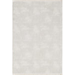 L2 Decor Novolini Area Rug 8' x 11' with Underpad - Light Grey, White