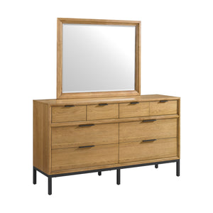 Sentiment de connexion - Newport Bureau 8 tiroirs - chêne et noir