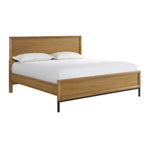 Feeling Connected - Newport 3- Piece King Bed - Oak and Black