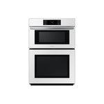 Samsung BESPOKE White Glass Combination Wall Oven (7.0 cu. ft) - NQ70CB700D12AA
