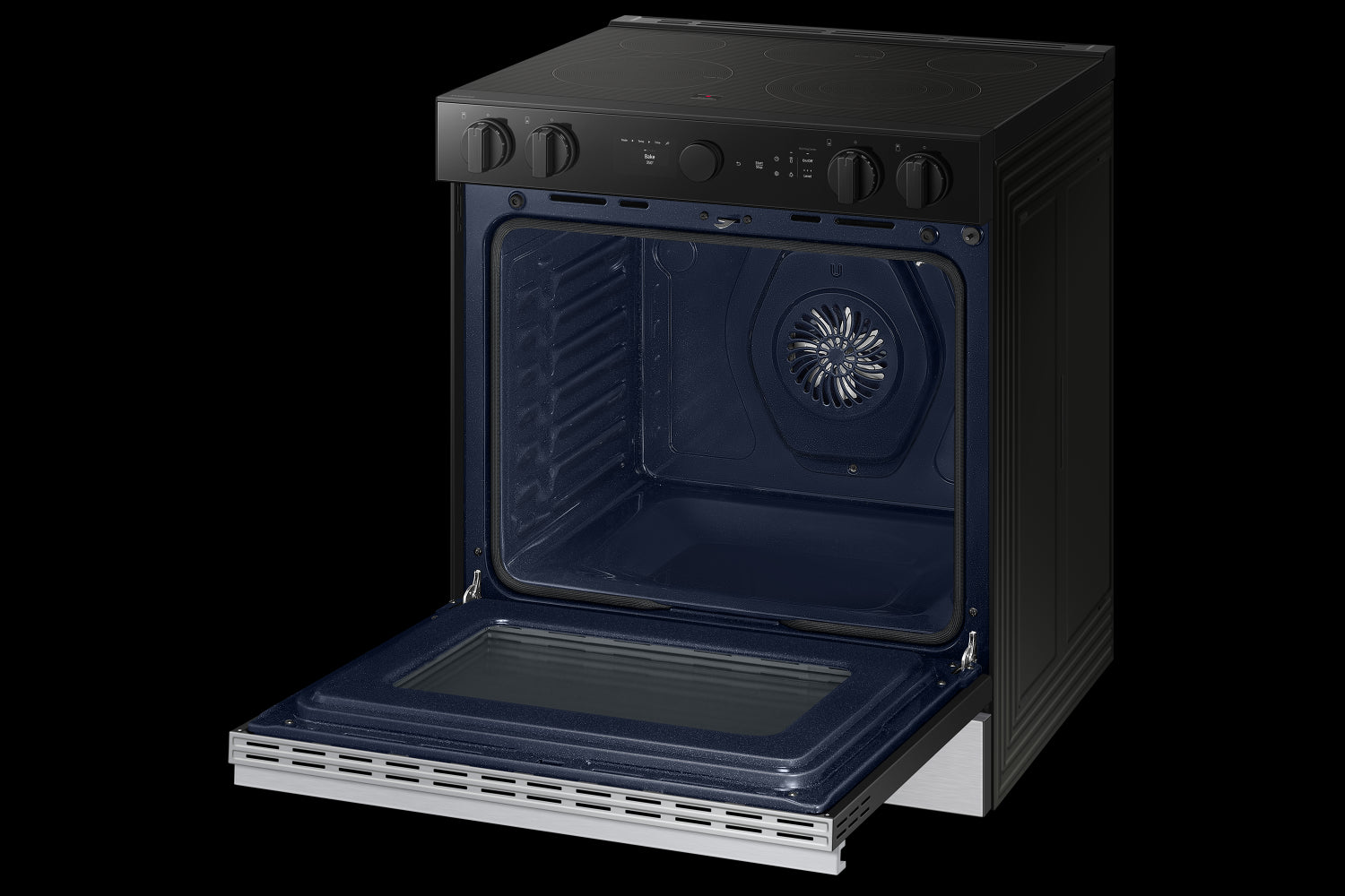 Samsung BESPOKE Stainless Steel 30" True Convection Slide In Range with Oven Camera (6.3cu.ft.) - NSE6DG8700SRAC