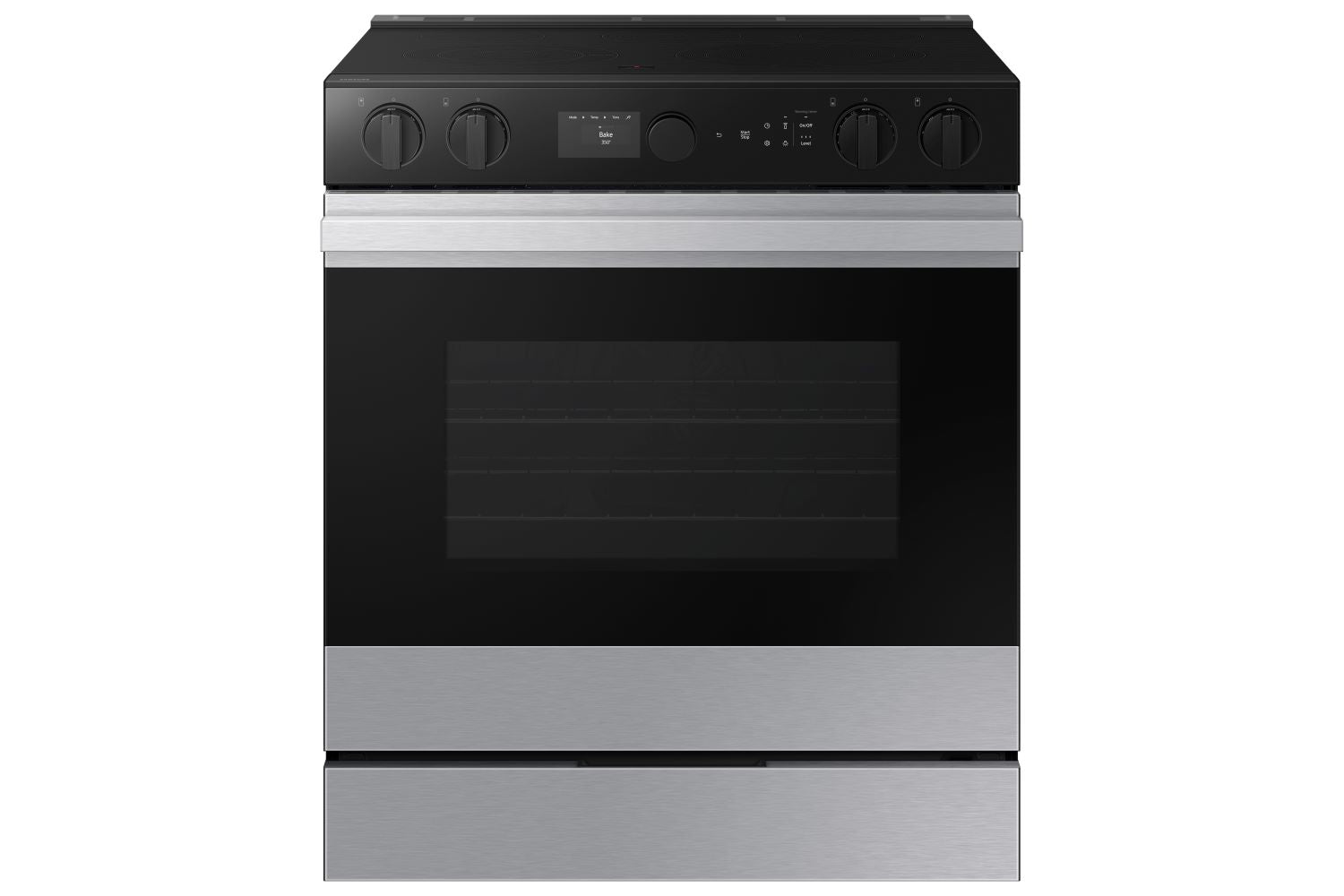 Samsung BESPOKE Stainless Steel 30" True Convection Slide In Range with Oven Camera (6.3cu.ft.) - NSE6DG8700SRAC