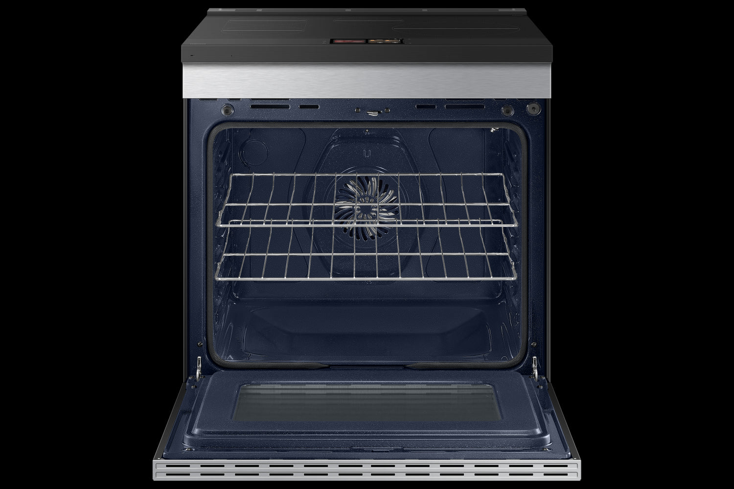 Samsung BESPOKE Stainless Steel True Convection Induction Slide in With AI Hub & Smart Oven Camera (6.3cu.ft.) - NSI6DG9900SRAC