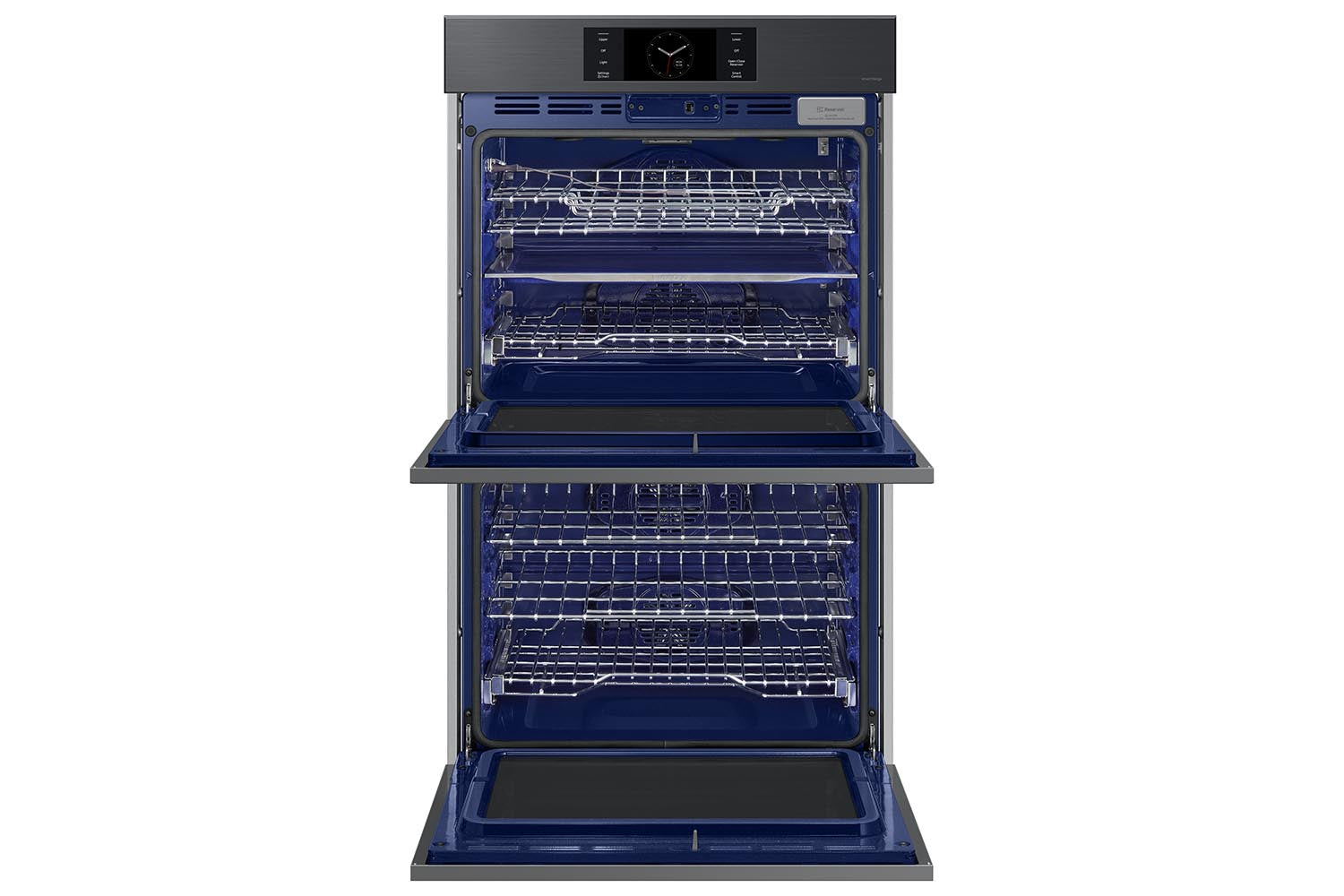 Samsung BESPOKE Matte Black Double Wall Oven (10.2 cu. ft) - NV51CG700DMTAA
