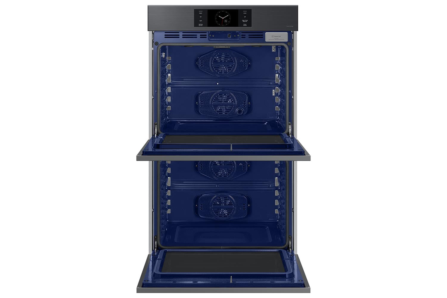 Samsung BESPOKE Matte Black Double Wall Oven (10.2 cu. ft) - NV51CG700DMTAA