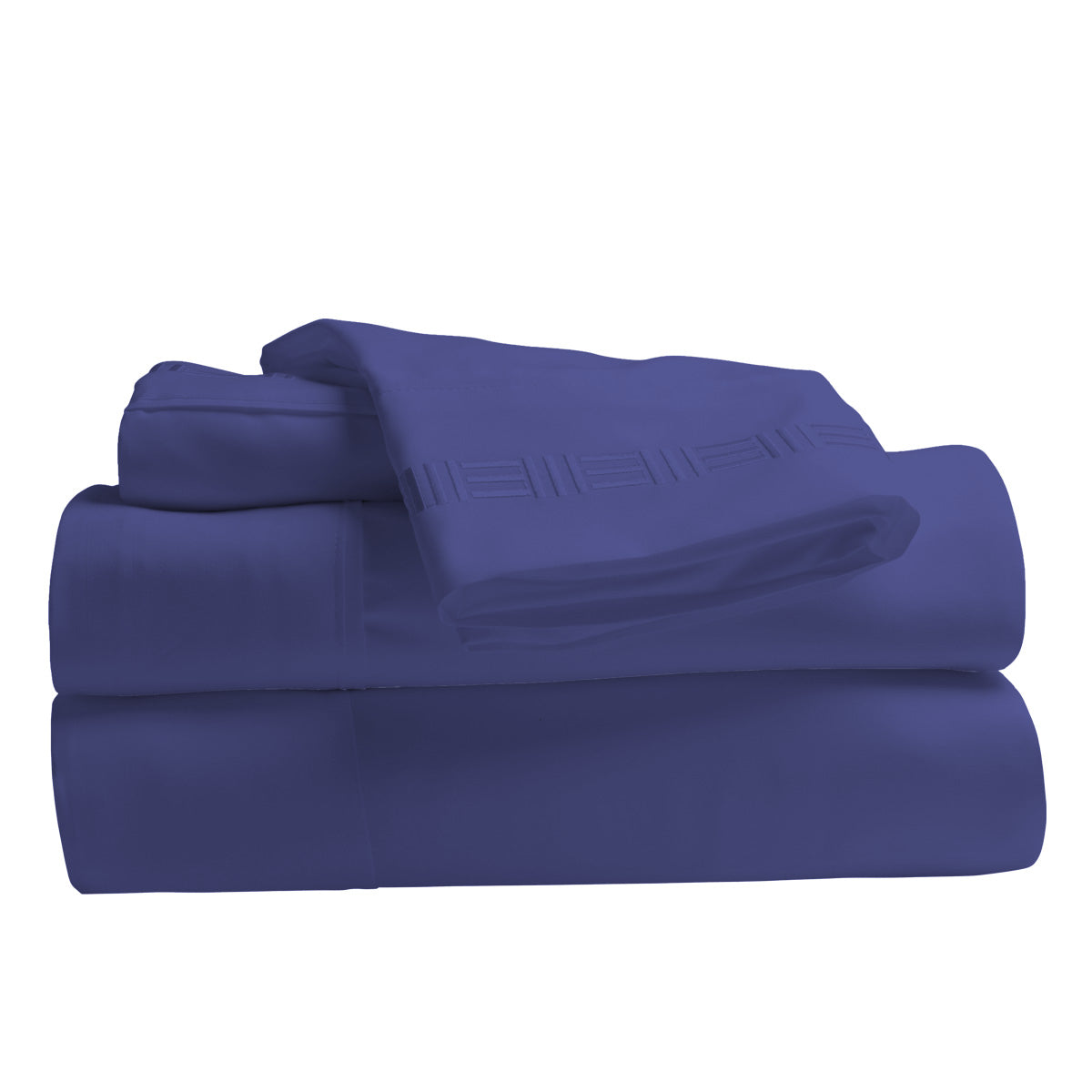 Nilus Queen Sheet Set - Navy