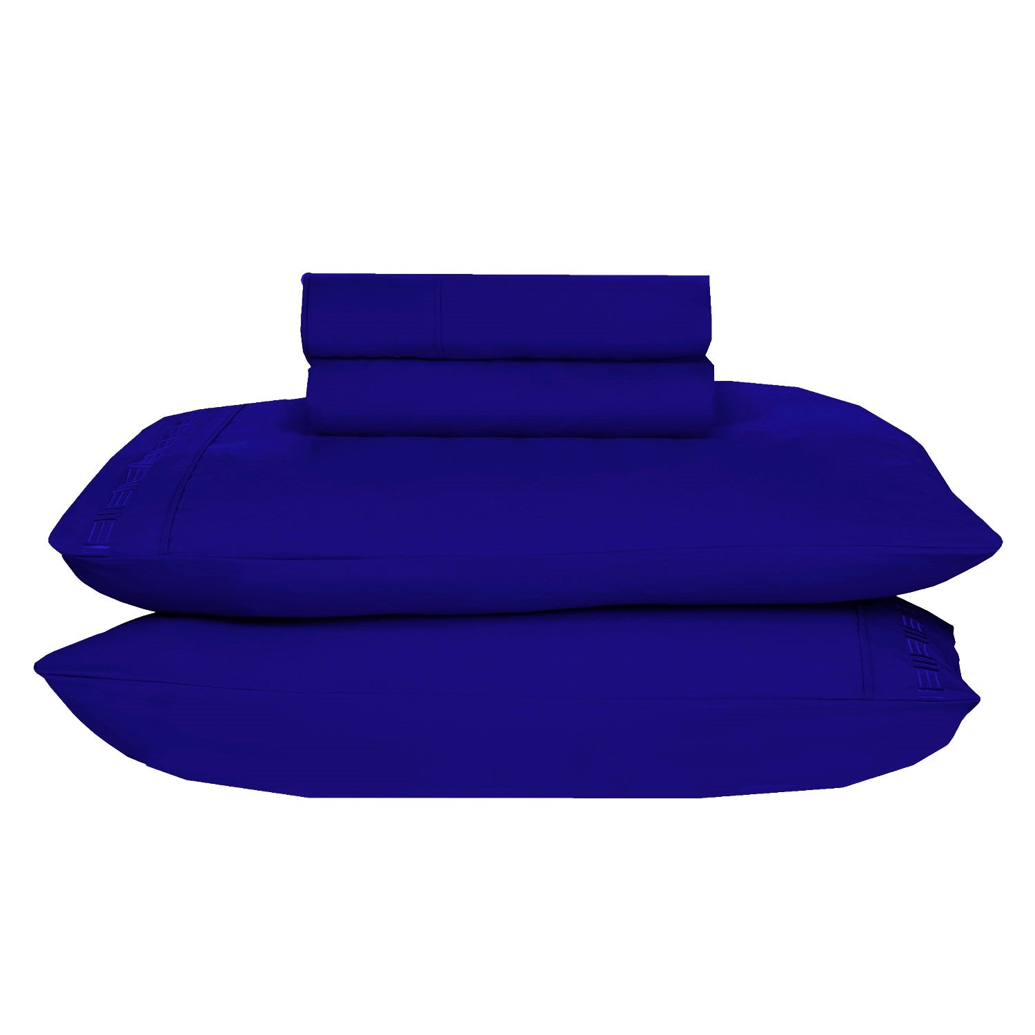 Nilus Queen Sheet Set - Navy