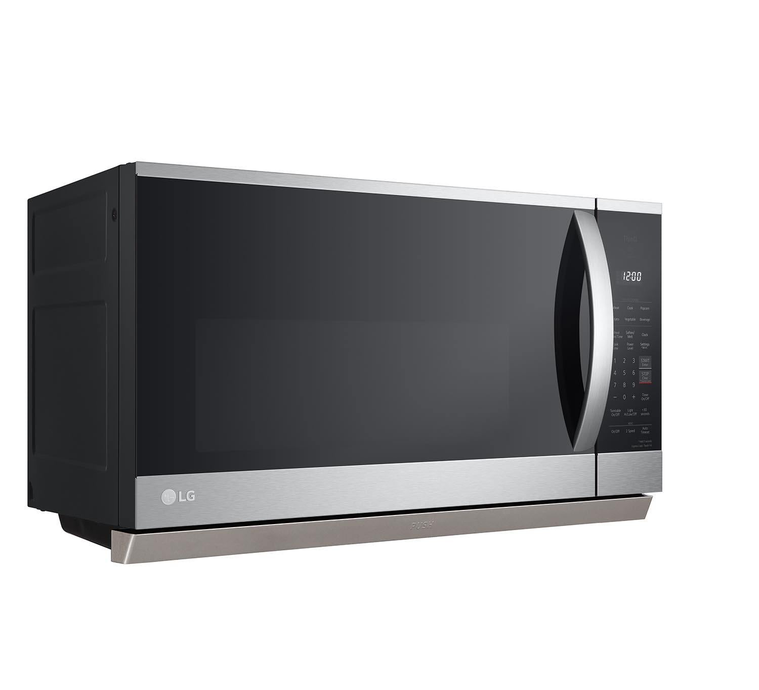 LG Smudge Resistant Stainless Steel Smart Wi-Fi Enabled Over-the-Range Microwave with ExtendaVent® 2.0 & EasyClean® (2.1 cu. ft.) - MVEL2125F