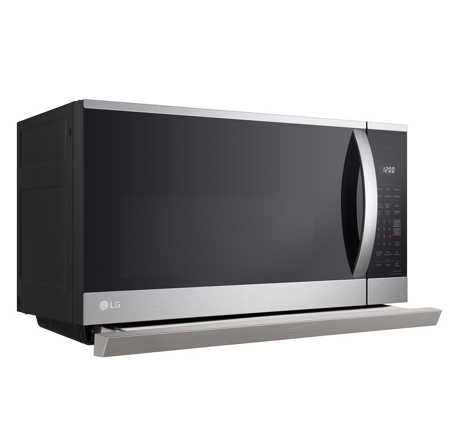 LG Smudge Resistant Stainless Steel Smart Wi-Fi Enabled Over-the-Range Microwave with ExtendaVent® 2.0 & EasyClean® (2.1 cu. ft.) - MVEL2125F