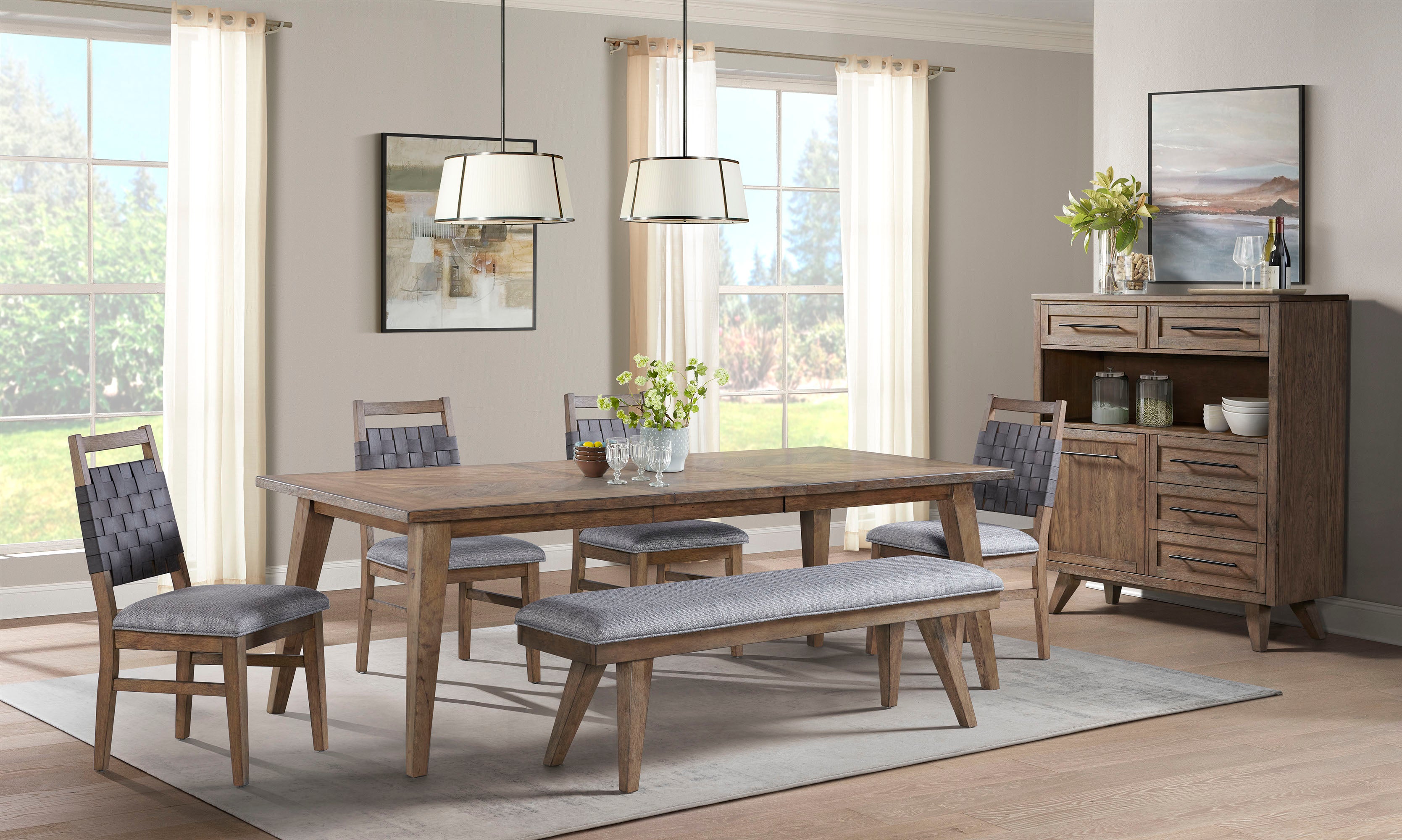 Oslo Bench - Weathered Chestnut