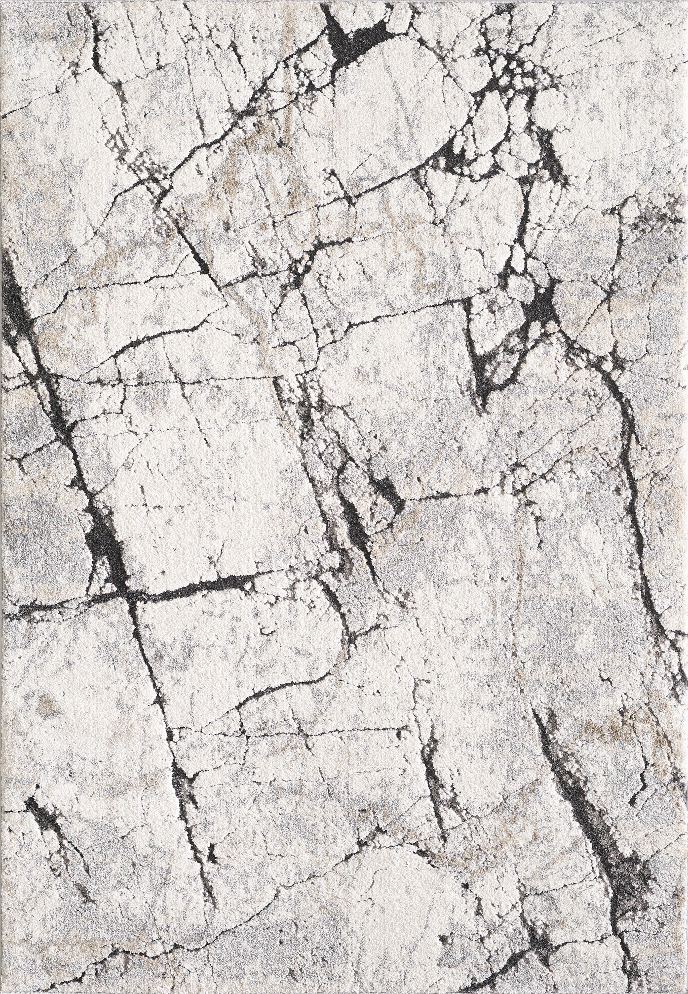 L2 Decor Panorama Area Rug 5' x 8' with Underpad - Grey