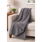 Cotton House Portugal Blanket 50" x 60" - Charcoal