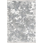 L2 Decor Petra Area Rug 8' x 11' with Underpad - Dark Grey