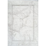 L2 Decor Karizma Area Rug 8' x 11' with Underpad - Grey, White