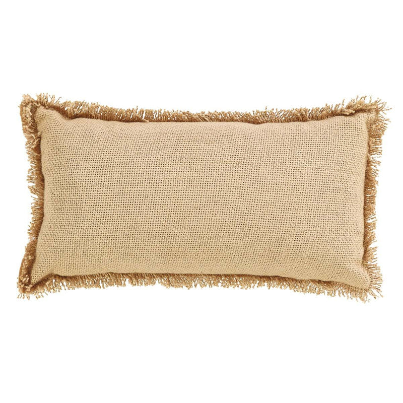 Pachon Burlap Decorative Cushion - Set of 2 - 7 x 13