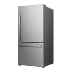 Hisense 31.5" 22.3 Cu. Ft. Stainless Steel Bottom-Freezer Refrigerator - RB22A2FSE