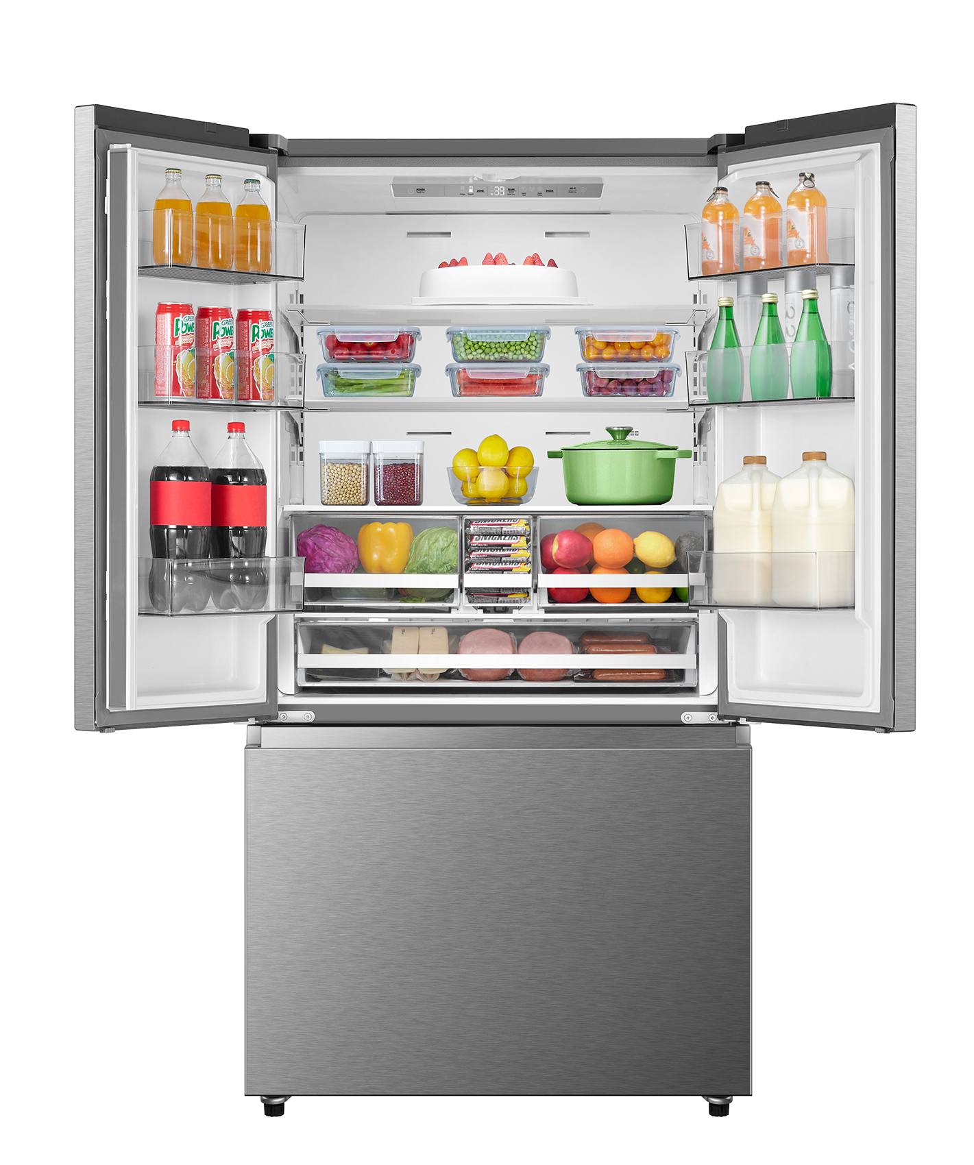 Hisense 36" 22.5 Cu. Ft. Stainless Steel Counter-Depth French Door Refrigerator - RF225A3CSE