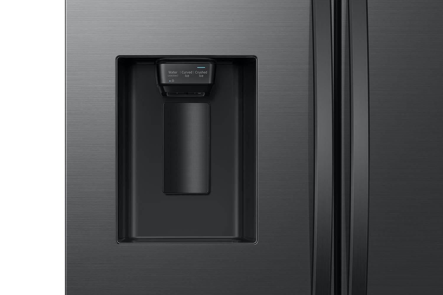 Samsung Matte Black Stainless Steel 36" French Door Refrigerator (31cu.ft) - RF32CG5400MTAA