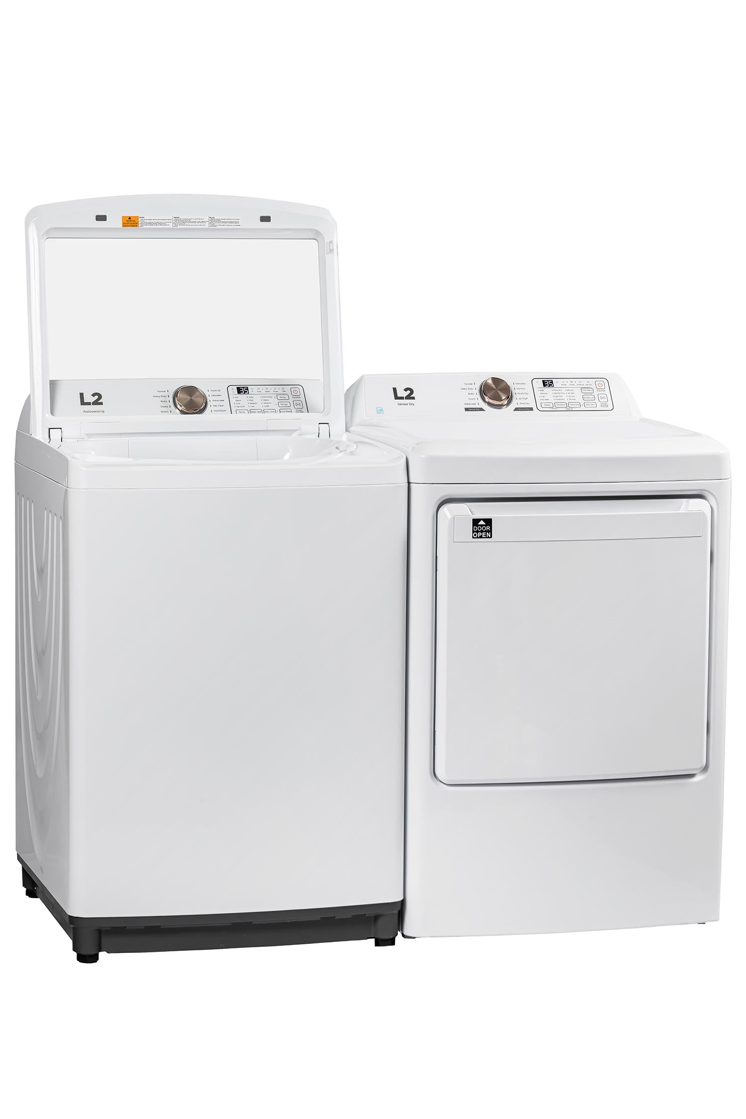 L2 White Electric Dryer (7.5 Cu. Ft) - LE52N1BWWC