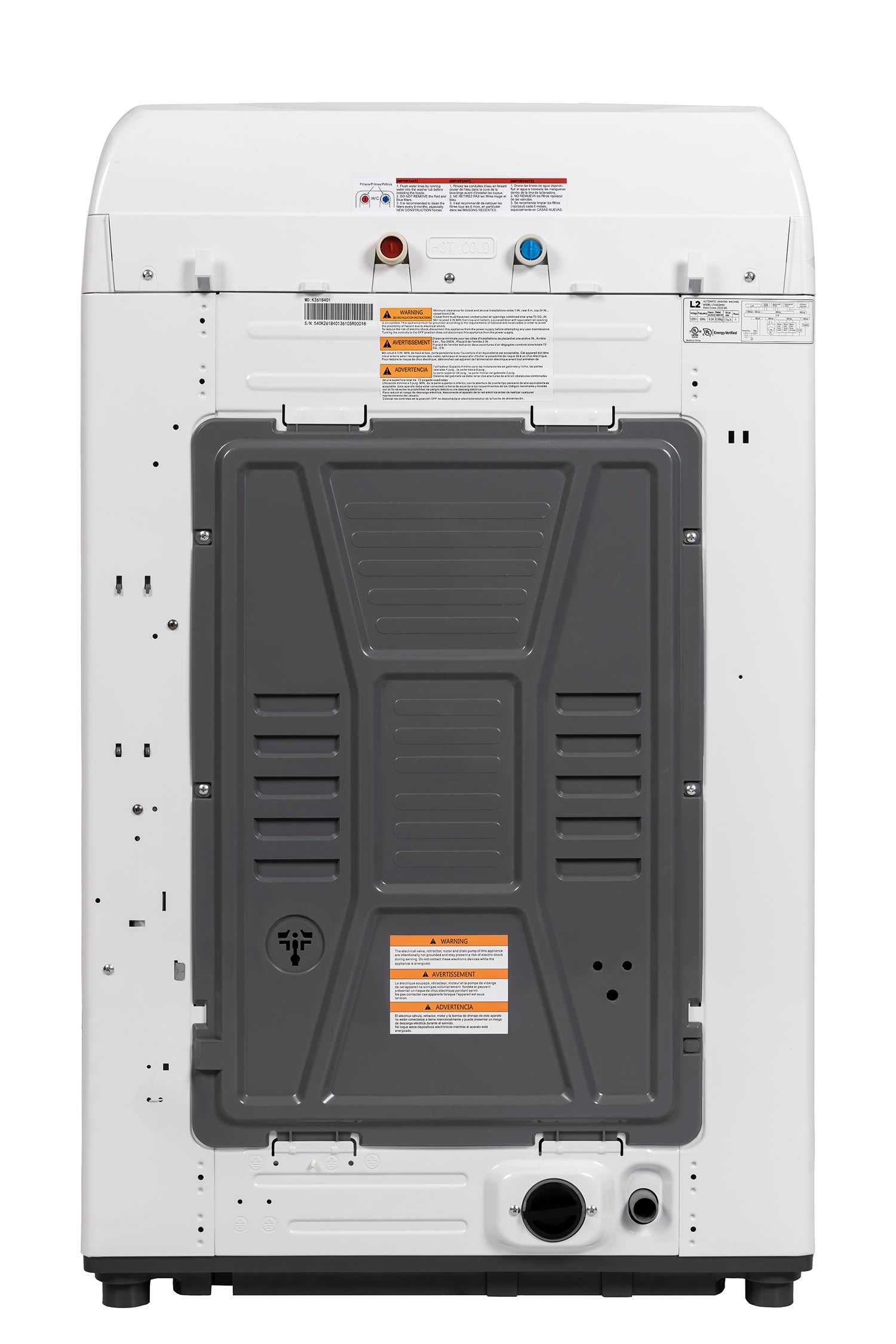 L2 White Top Load Washer (4.3 Cu. Ft) - LT43A3AWW