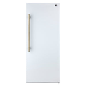 Forno Maderno 28" White Convertible Refrigerator/Freezer with Right Swing Door (13.6 Cu. Ft.) - FFFFD1722-28WHT-RS