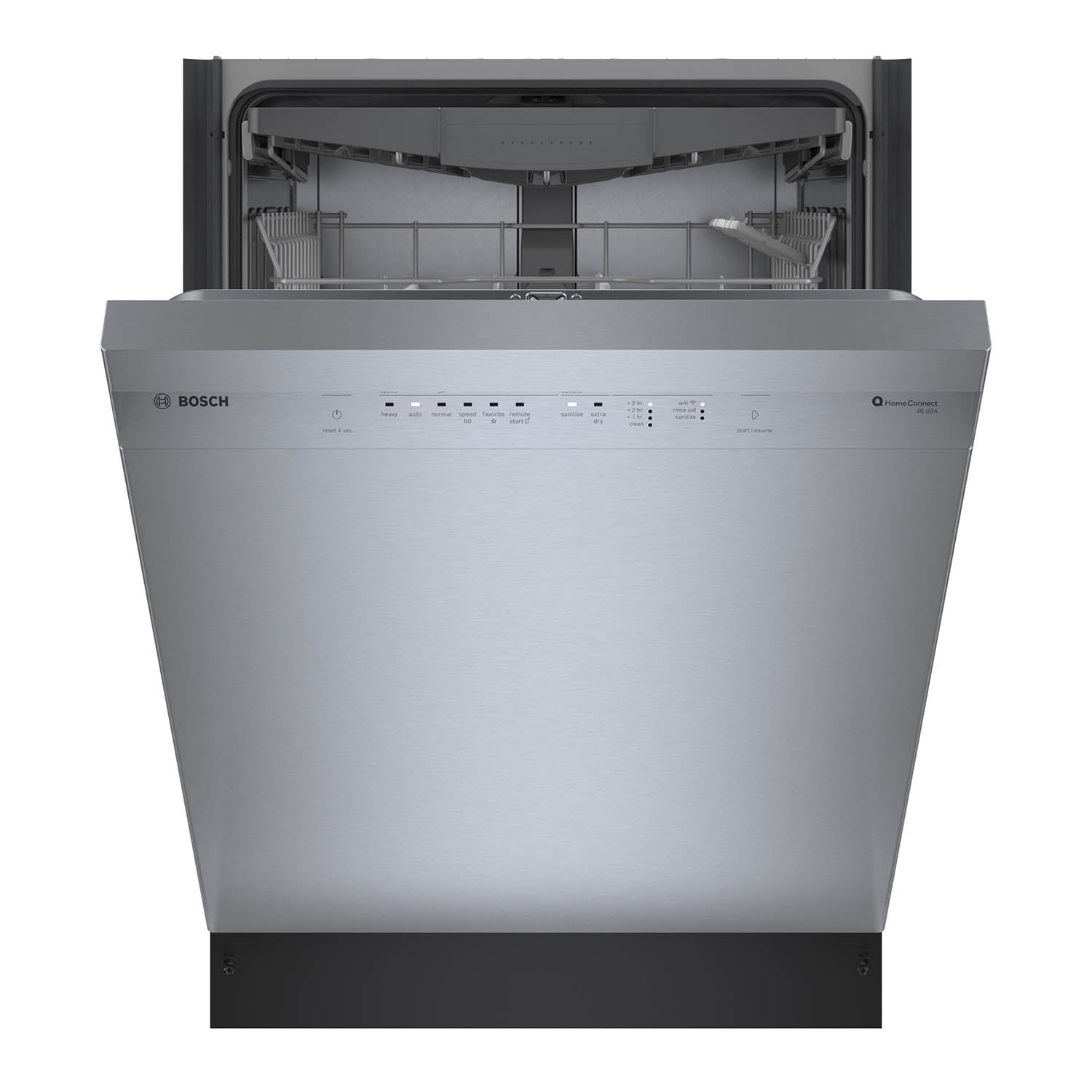 Bosch Stainless Steel Anti Fingerprint 24" Smart Dishwasher with Home Connect, Third Rack - SHE5AE75N