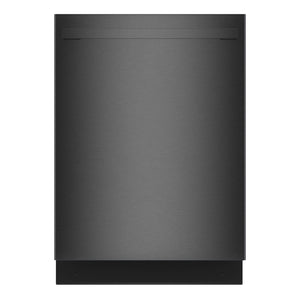 Bosch Lave-vaisselle intelligent avec Home ConnectMC, 3e panier, 24 po acier inoxydable noir SHX78CM4N
