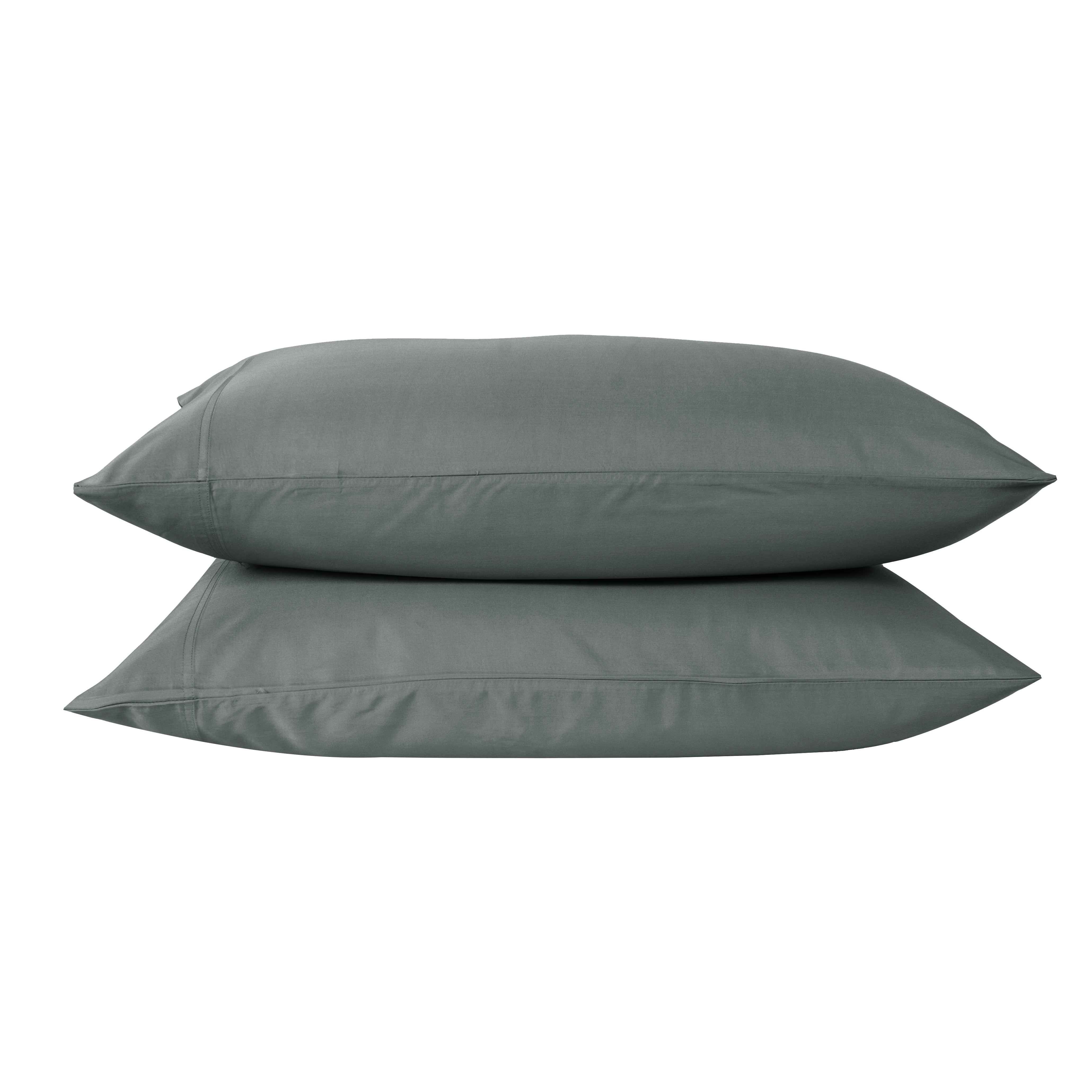 Cotton House 100% Cotton Pima Queen Sheet Set - 500 Thread Count Charcoal Grey