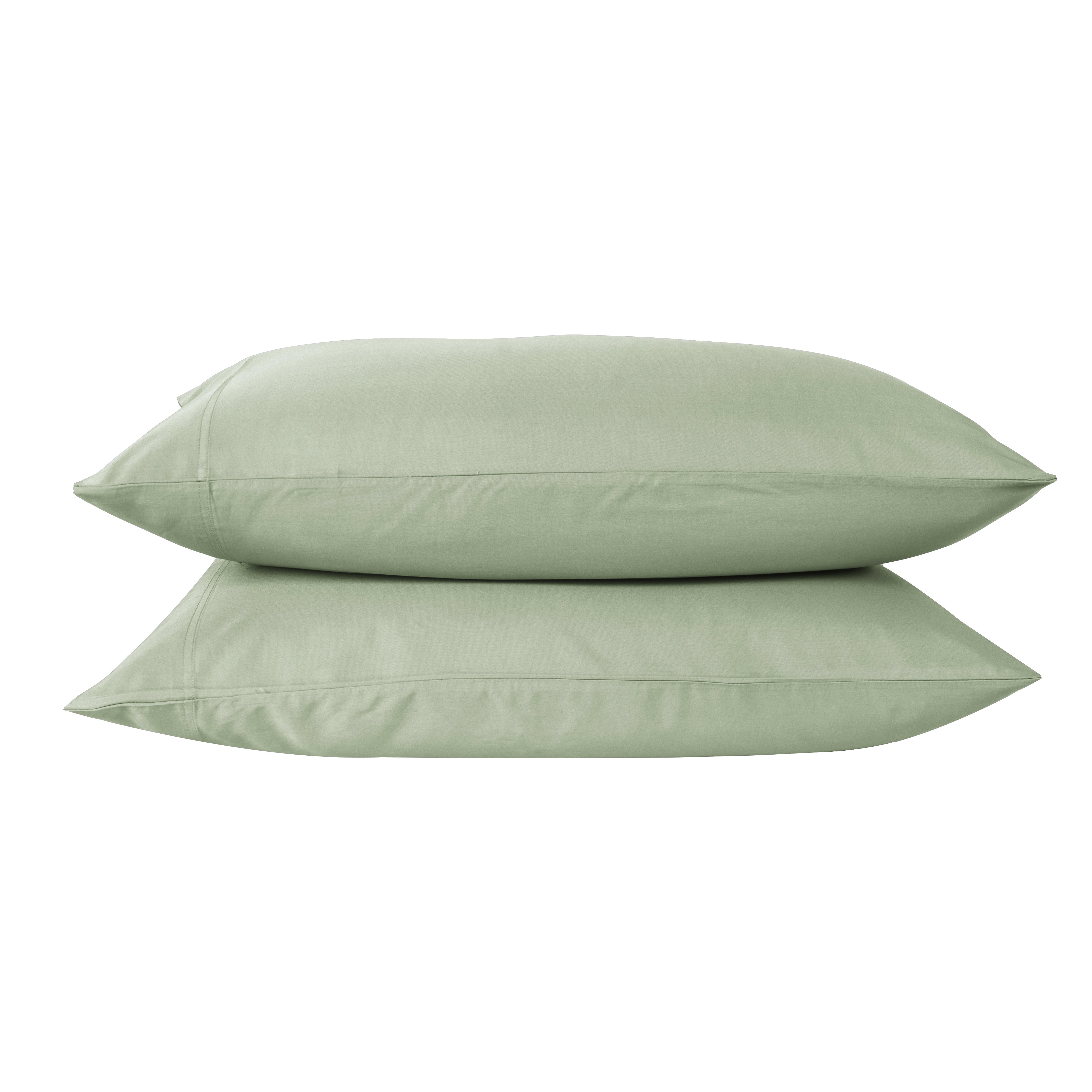 Cotton House 100% Cotton Pima Queen Sheet Set - 500 Thread Count Sage Green