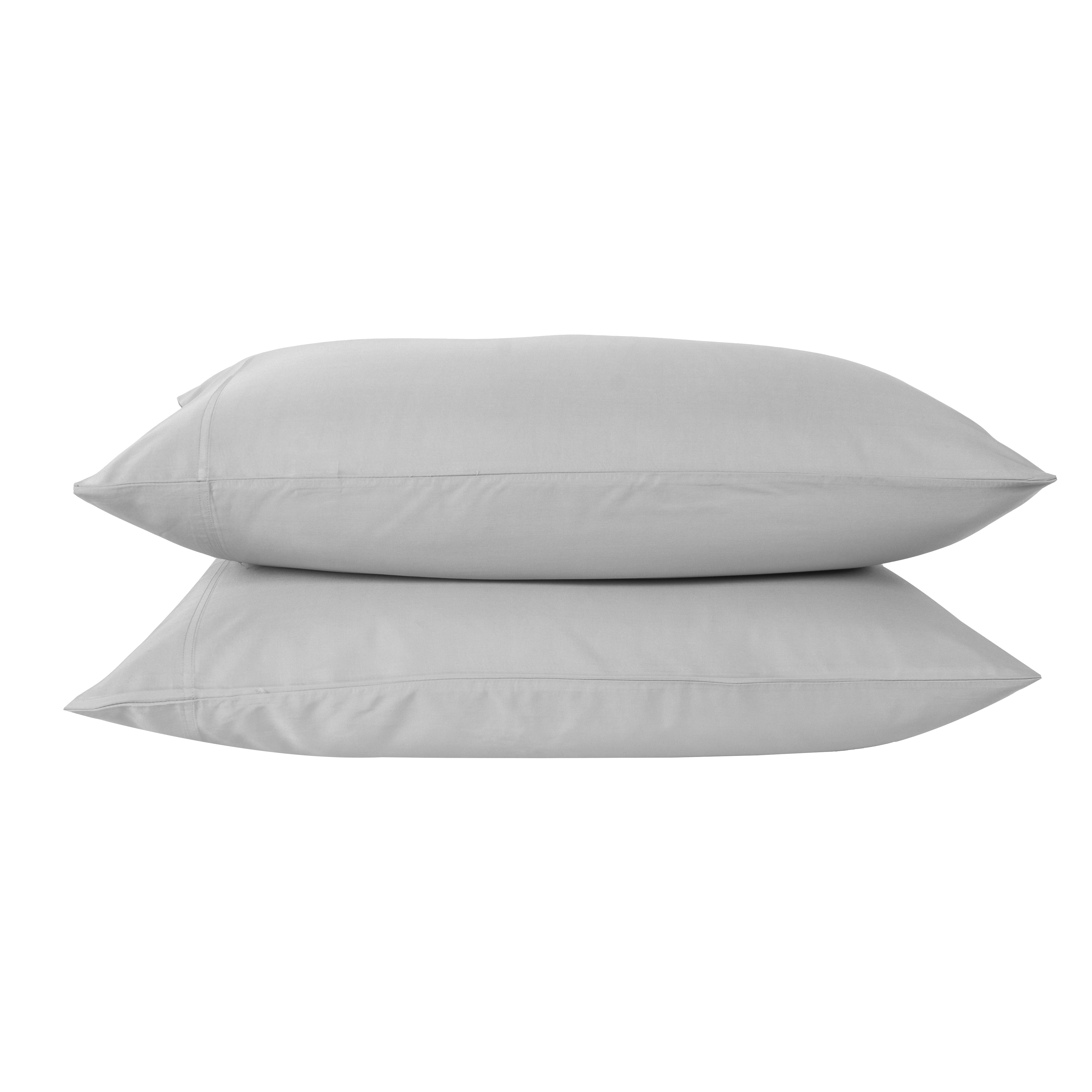 Cotton House 100% Cotton Pima Queen Sheet Set - 500 Thread Count Silver