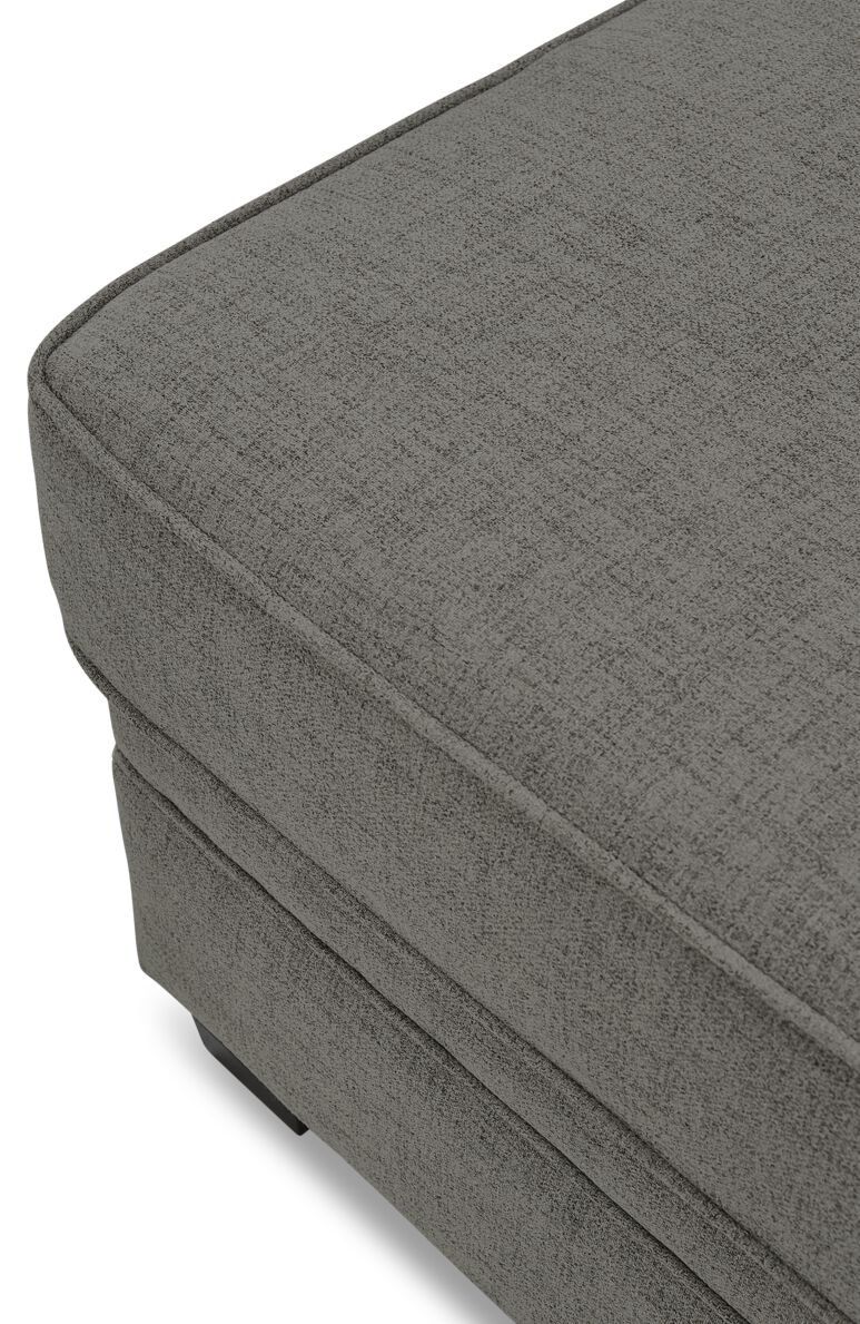Duffield Rectangular Ottoman - Sutton Charcoal