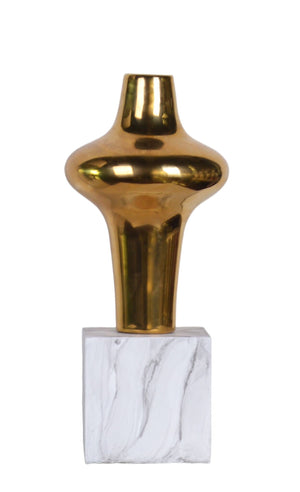 Dans l'abstrait Décoration dorée - grande