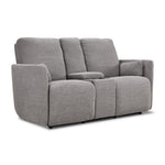 Alexis Power Reclining Loveseat with Console - Grey