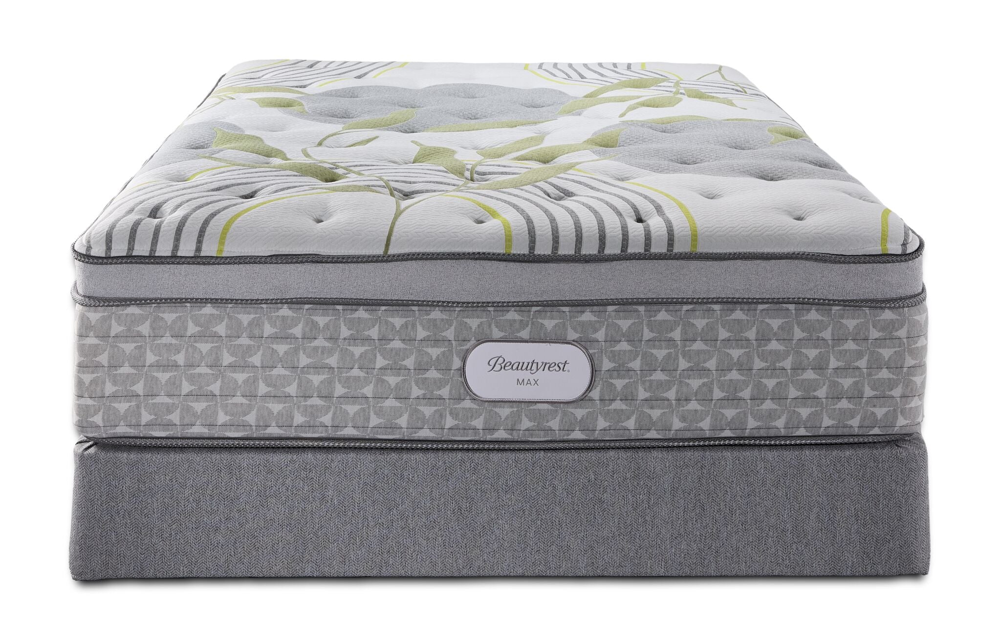 Beautyrest Max Amber Euro Top Plush Twin Mattress and Boxspring Set