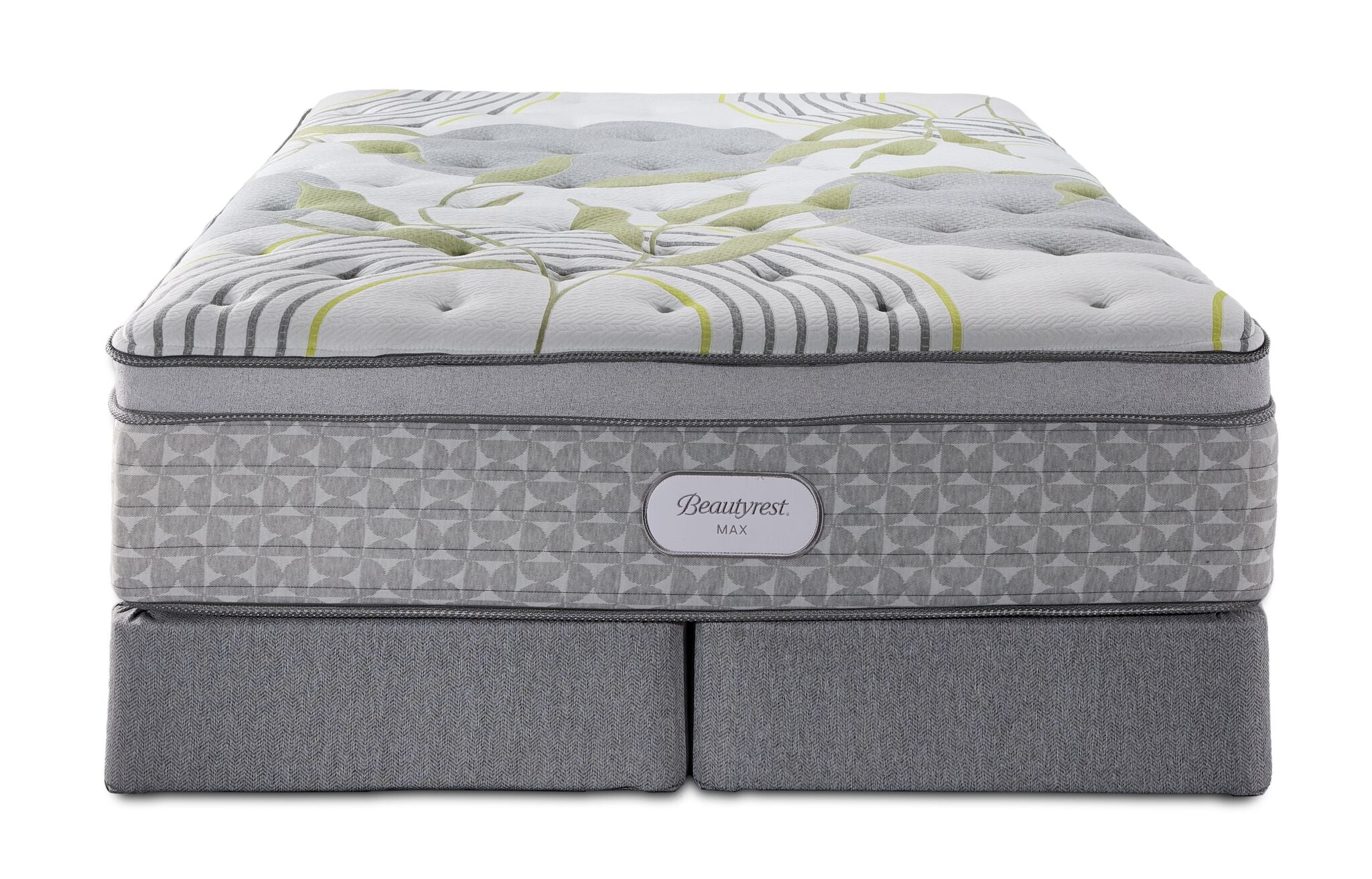 Beautyrest Max Amber Euro Top Plush King Mattress and Split Boxspring Set