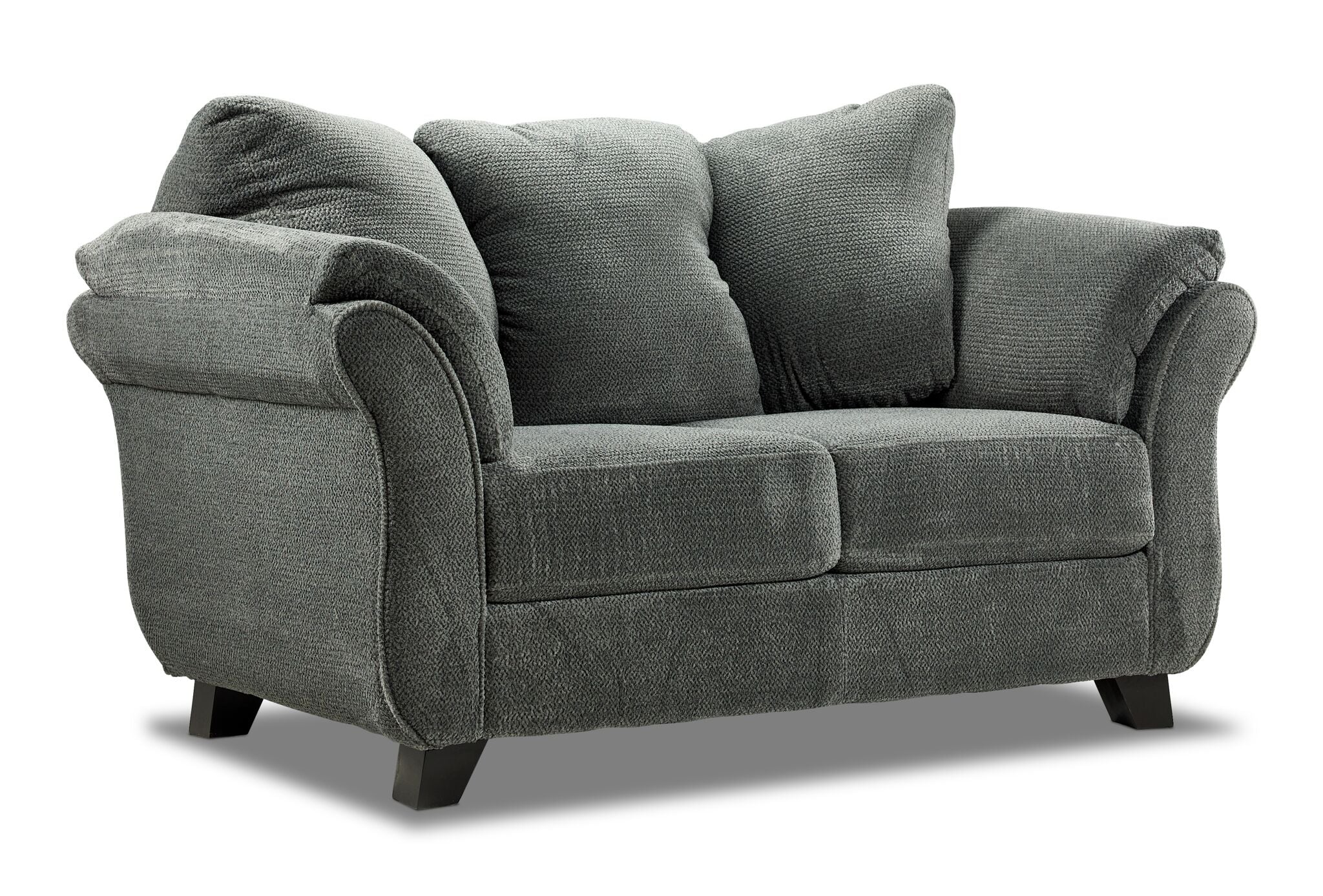 Avery Sofa, Loveseat and Chair Set - Charcoal