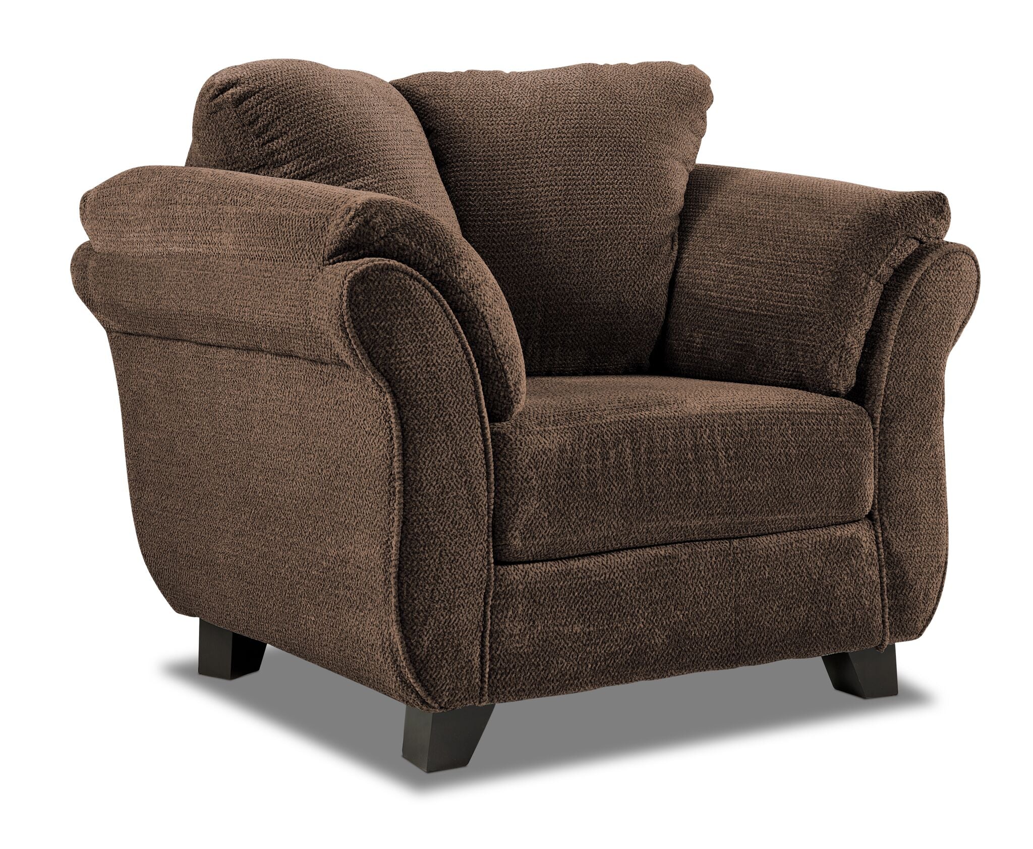 Avery Sofa, Loveseat and Chair Set - Chocolate