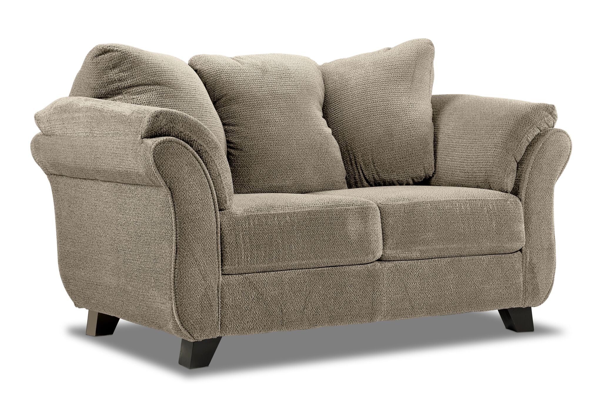 Avery Sofa and Loveseat Set - Toast