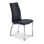 Axis Dining Chair - Black, Chrome